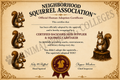 Squirrel Human Training Diploma – Officially Trained by Your Squirrel